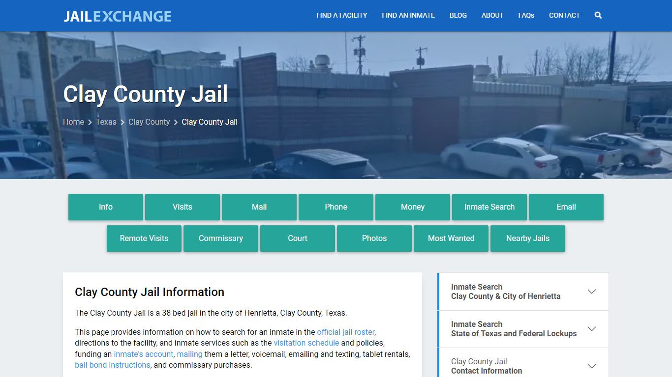 Clay County Jail, TX Inmate Search, Information - Jail Exchange